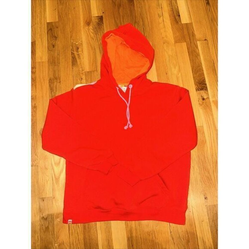 Women's Color Block Hoodie - LEGO® Collection x Target Red/Pink/Orange SMALL